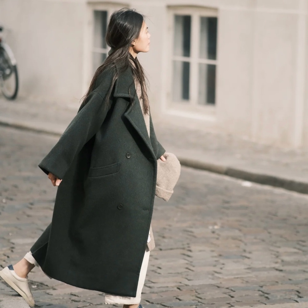 7115 by Szeki Oversized Wool Coat